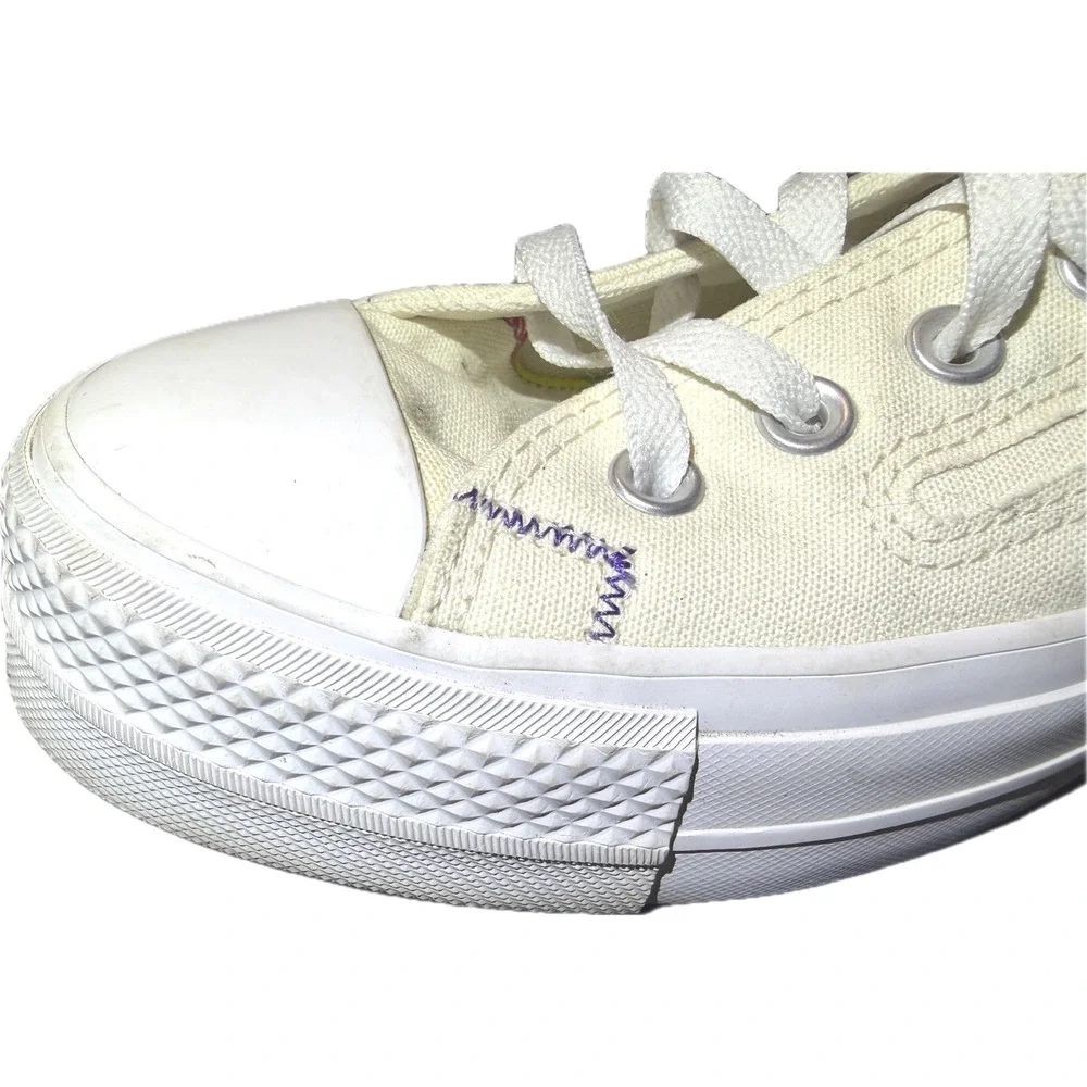 Converse Chuck Taylor All Star Lift Pride Rainbow Platform Sneakers A02264C 9.5 - Picture 10 of 13